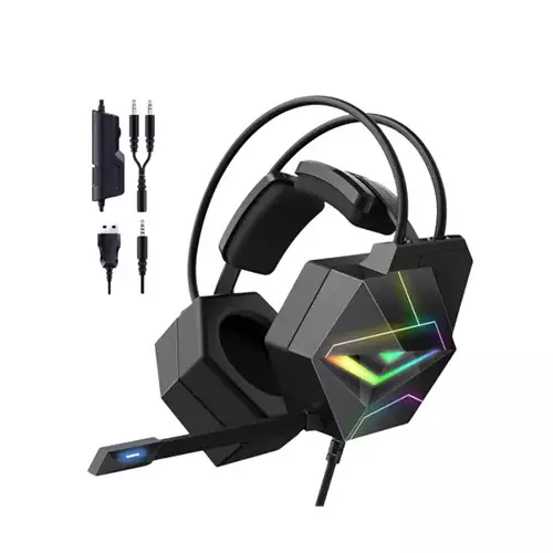 Onikuma X20 RGB 7.1 Surround Sound Wired Gaming Headset - 1