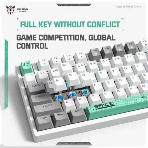 Onikuma G38 RGB Wired 98-key Gaming Mechanical Keyboard - 2