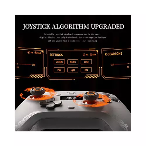 Bigbigwon Aether C6 Tri-mode Wireless Hall-Effect Gaming Controller (Black) - 2