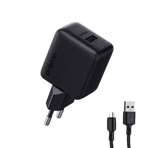 Oraimo Cannon 18S OCW-5184E+M53 18W QC3.0 & PE2.0 Charger with Micro USB Cable