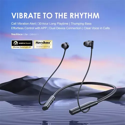 Oraimo OEB-311 Necklace Lite Enc Wireless Neckband (Green) - 1