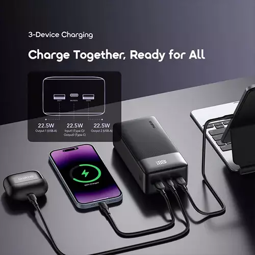 Oraimo PowerNova QF1 27000mAh 22.5W Fast Charging Power Bank - 4
