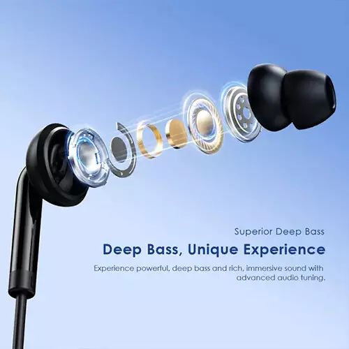Oraimo CONCH 2 Neo 3.5MM Wired In-Ear Earphone (White) - 1