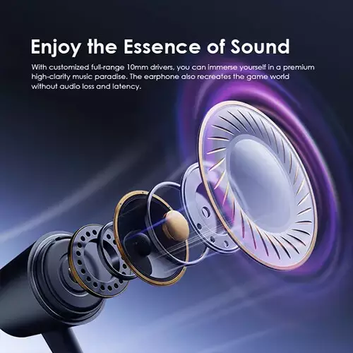Oraimo Trumpet 3 3.5mm HIFI Audio In-Ear Earphones - 0