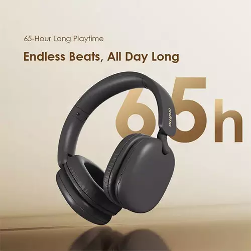 Oraimo BoomPop Lite ENC Over-Ear Wireless Headphones - Speed Black - 1