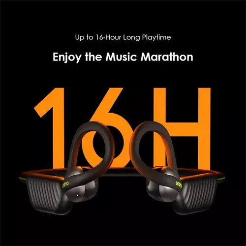 Oraimo OpenCirclet 2 IPX5 Steps Tracking Open-Ear Bluetooth Neckband - 4