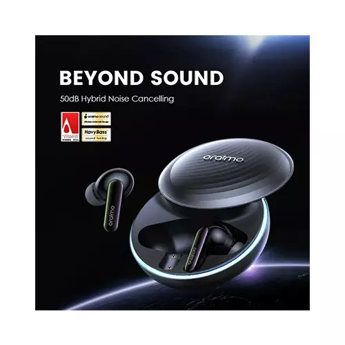 Oraimo SpaceBuds Hybrid ANC True Wireless Earbuds - 1
