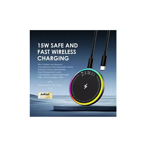 Oraimo OWH-1151 PowerDock 15W Magnetic Wireless Charging Pad - 1