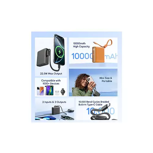 Oraimo PowerNova L11 10000mAh 22.5W Power Bank - 2