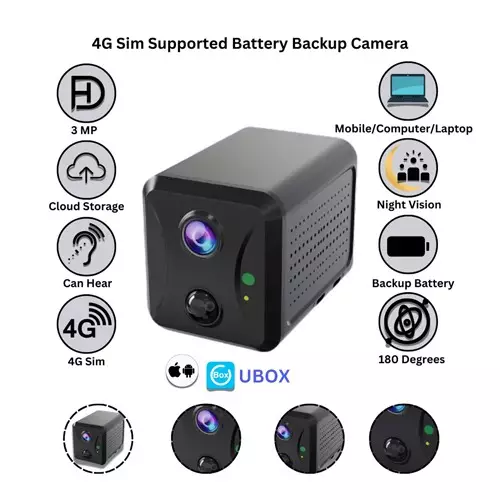 Champion 4G Sim Supported Battery Backup Camera - 1