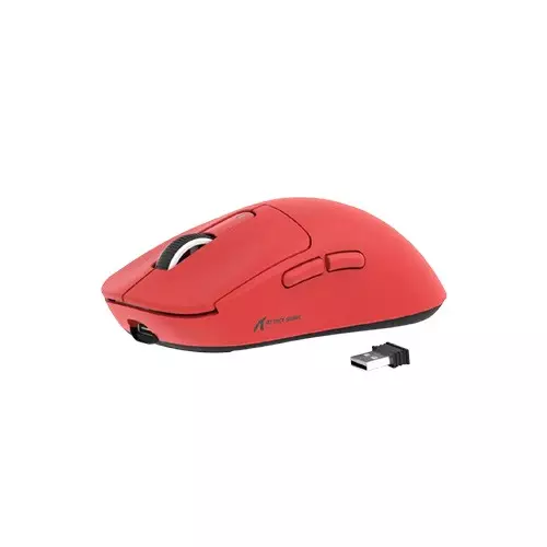 ATTACK SHARK X3 Lightweight Tri-Mode 26000 Wireless Gaming Mouse red - 1