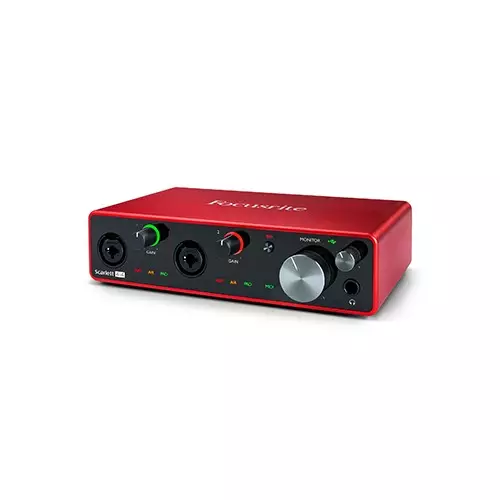 Focusrite Scarlett 4i4 3rd Gen USB Recording Interface - 2