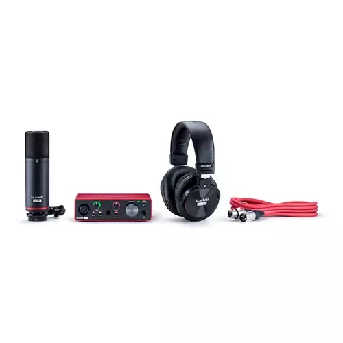 Focusrite Scarlett Solo Studio 3rd Gen USB Audio Interface and Recording Bundle - 2