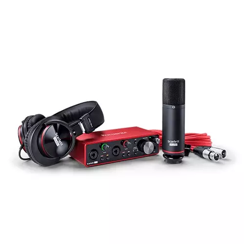 Focusrite Scarlett 2i2 Studio 3rd Gen USB Audio Interface and Recording Bundle - 1