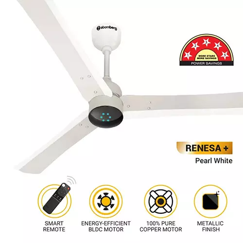 Atomberg Renesa+ AT-101 56 Inch BLDC Ceiling Fan with Remote - 1