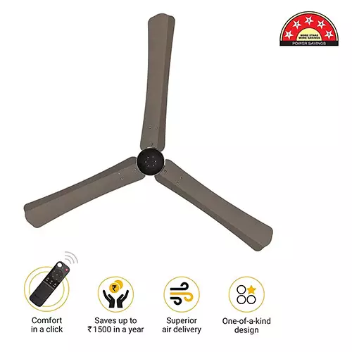 Atomberg Renesa+ AT-107 56 Inch BLDC Ceiling Fan with Remote - 1