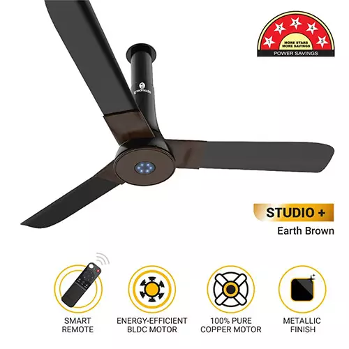 Atomberg Studio+ AT-104 48 Inch BLDC Ceiling Fan With Remote - 1