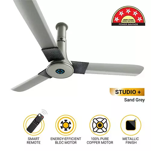 Atomberg Studio+ AT-124 48 Inch BLDC Ceiling Fan With Remote - 1