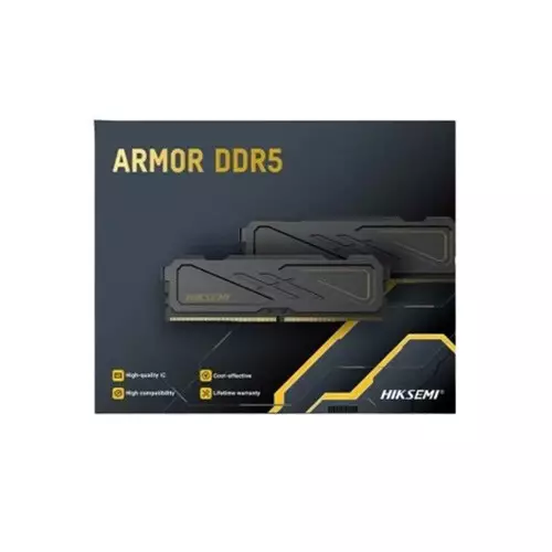 Hiksemi ARMOR 16GB DDR5 6000 MHz Cl36 Desktop Ram (Black) - 3