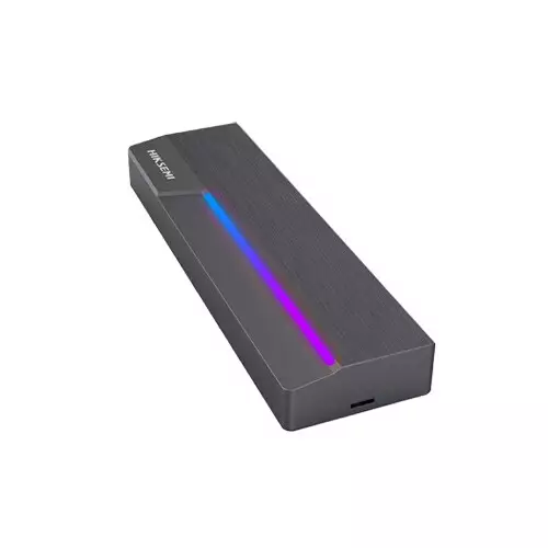 Hiksemi Aura RGB SYNC M.2 NVME & SATA SSD Enclosure - 1