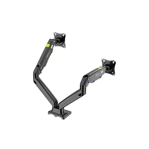 ZENO M10D/B 17-32 Inch Double Arm Gas-Strut Desktop Monitor Stand - 1