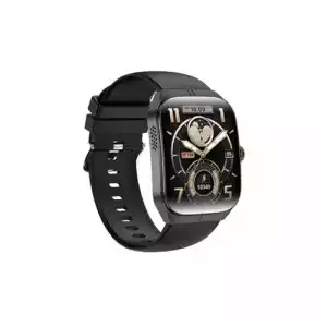 Blisbond Crescent AMOLED 1.95" Display Bluetooth Calling Smart Watch (Black)
