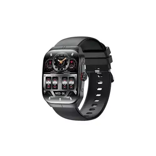 Blisbond Crescent AMOLED 1.95" Display Bluetooth Calling Smart Watch (Black)
 - 1