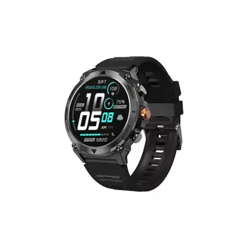 Blisbond Titan AMOLED Bluetooth Calling Smart Watch (Black)