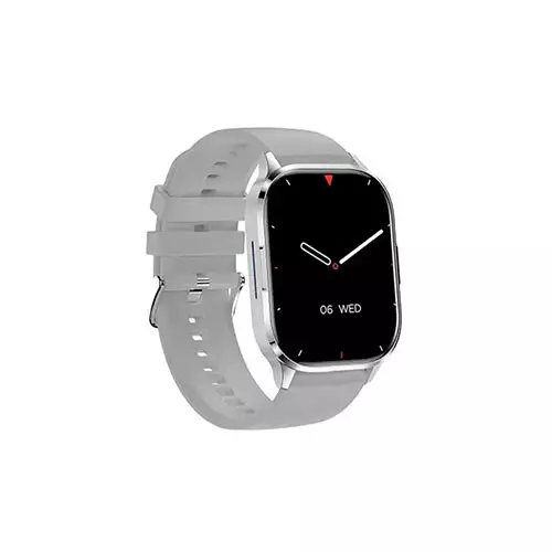 Blisbond Alpha AMOLED Display Bluetooth Calling Smart Watch (Silver)