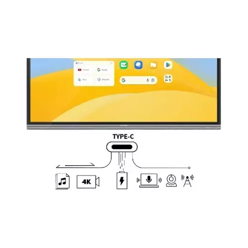 Maxhub U6530 65-Inch 4K 8GB RAM 64GB ROM Android 13 Interactive Flat Panel - 1
