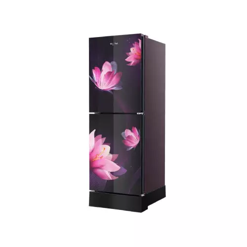 Whirlpool Fresh Magic Pro 257L Glass Door Florina Purple Refrigerator - 1