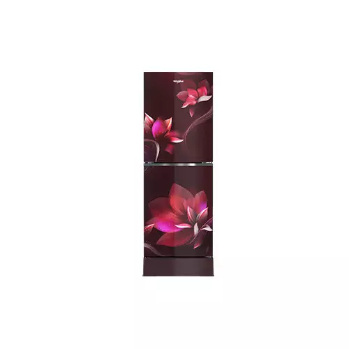 Whirlpool Fresh Magic Pro 236L Inverter Refrigerator Floret Red