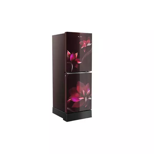 Whirlpool Fresh Magic Pro 236L Inverter Refrigerator Floret Red - 1