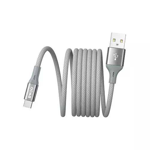 BWOO BO-X311C Magnetic 3A USB-A to Type-C Charging Cable - 2