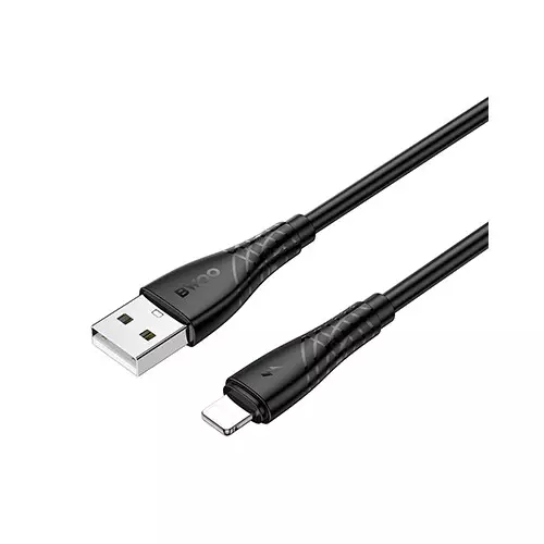 BWOO BO-X318L 3A 1M USB-A to Lightning Charging Cable - 1