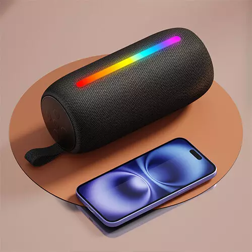BWOO BS-86 RGB IPX4 Hi-Fi Heavy Bass Subwoofer Portable Bluetooth Speaker - 2