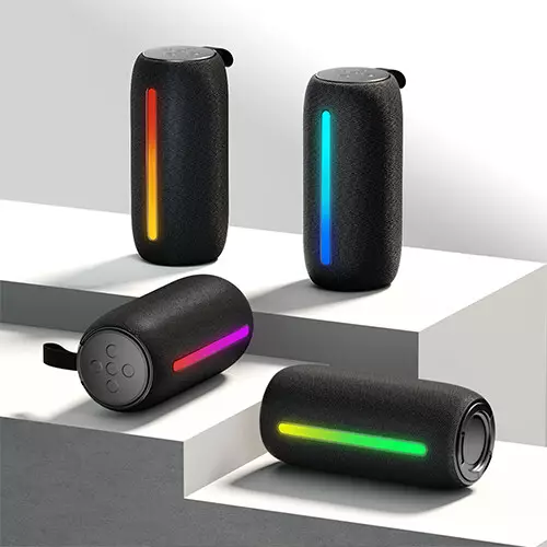 BWOO BS-86 RGB IPX4 Hi-Fi Heavy Bass Subwoofer Portable Bluetooth Speaker - 3