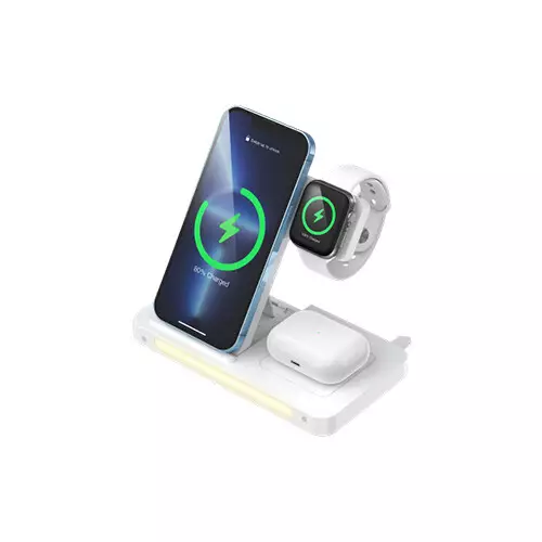 BWOO WL-19 Wholesale 3 in 1 Foldable Wireless Charger - 1