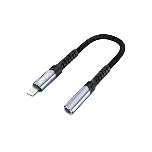 BWOO BZ-48 Lightning to 3.5mm AUX Audio Converter - 1