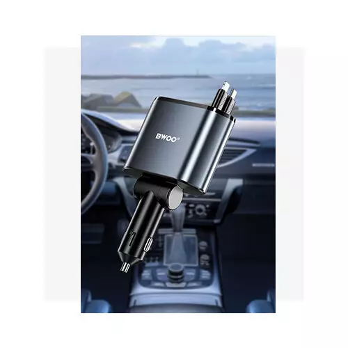 BWOO BO-CC109 4 in 1 Car Charger - 0