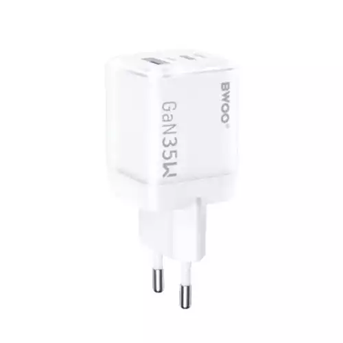 BWOO BO-CDA222 35W 2-Port Fast GaN Charger Adapter