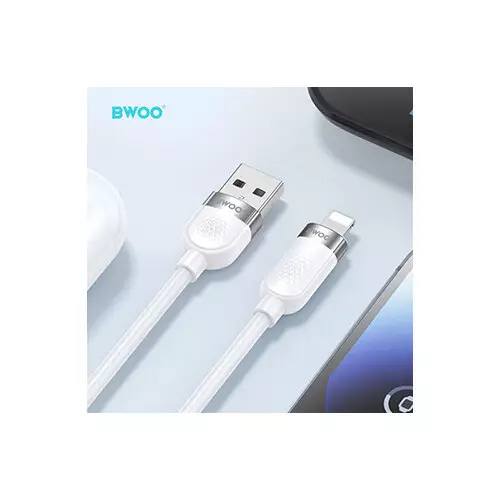 BWOO BO-X315L USB A to Charging Data Transfer Durable Fast Lightning Cable - 2