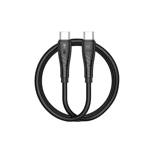 BWOO BO-X318C-C USB Type-C Male to Male Charging & Data Cable - Black  - 2