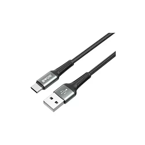 BWOO BO-X288C USB Male to USB Type-C 2M Black Cable