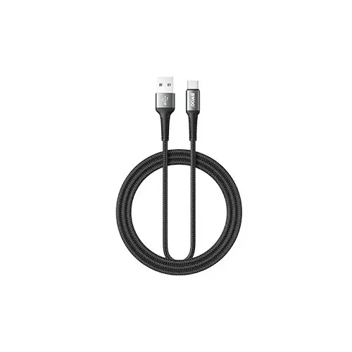 BWOO BO-X288C USB Male to USB Type-C 2M Black Cable - 3