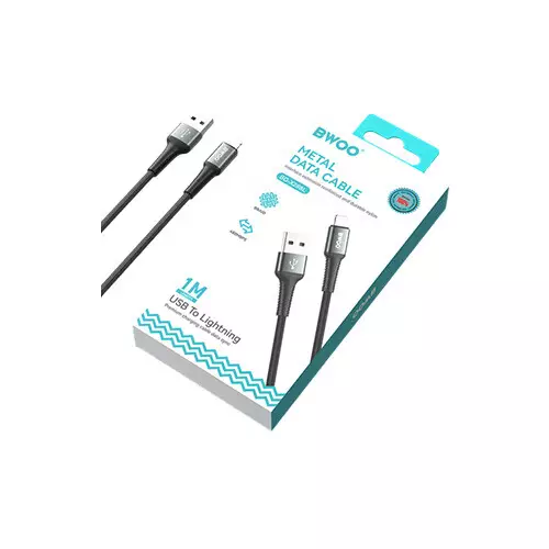 BWOO X288L USB To Lightening  Nylon 1M Cable - 2