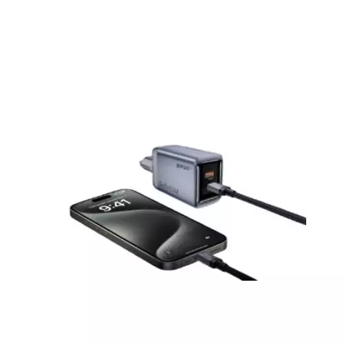BWOO BO-CDA240 GaNex Dual-Port (USB-A + USB-C) 45W GaN Charger - 3