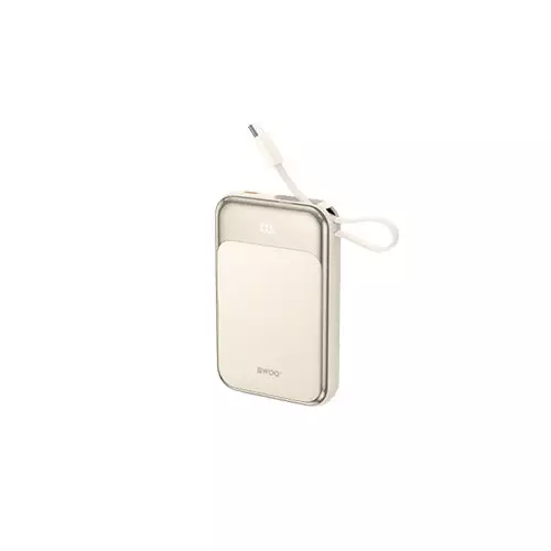 BWOO BO-P80 10000mAh Magnetic Power Bank With Built-In Charging Cable - 5