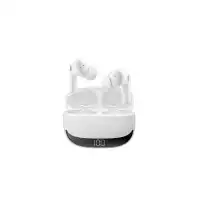 BWOO BO-BW40 Half-in-Ear ANC + ENC Wireless Earbuds White