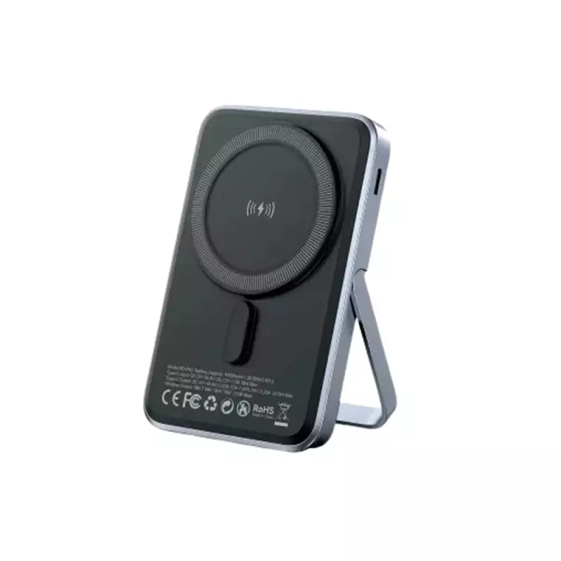 BWOO BO-P83 10000mAh 22.5W Magnetic Power Bank with Foldable Holder